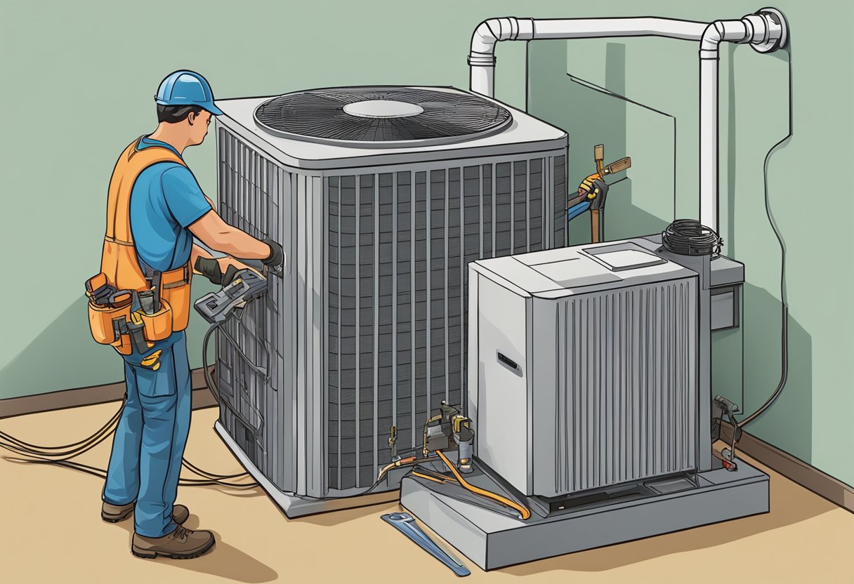 How do you replace an HVAC unit yourself